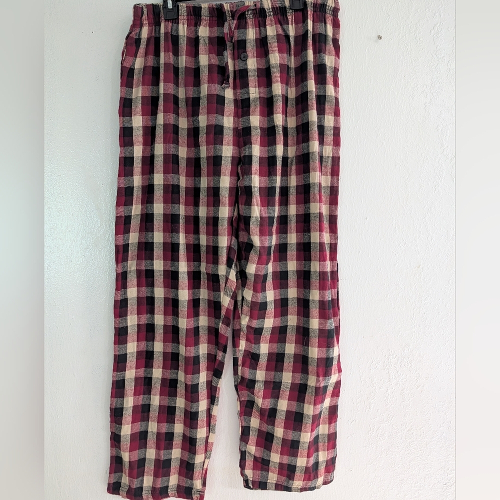 Magellan Red and Black Plaid Pajama Pop Pant